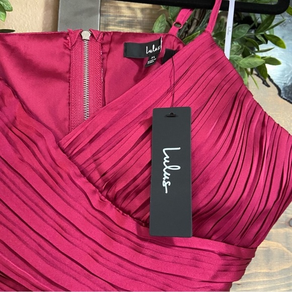 Lulus Dresses Lulus Got The Glam Wine Red Pleated Cutout Maxi Dress
